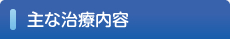 主な治療内容